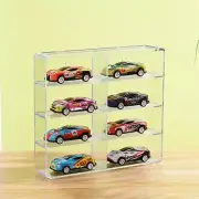 1:64 Car Model Display Box Stackable Hot Wheel Dustproof Display Protection Box