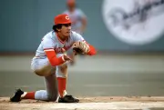 Dave Concepcion Cincinnati Reds in action against the Philadelphia- Old Photo
