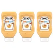 3 Pack Heinz Buffaranch Buffalo & Ranch Dipping Sauce 16.5 fl oz Condiment