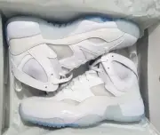 NEW!! AUTHENTIC MEN'S 8 JORDAN JUMPMAN TWO TREY WHITE UNIVERSITY-BLUE DO1925-104
