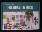 Sensory Autism Toys Puzzle 24 pcs Set Fidget Building Blocks Push Pop Bubble NEW