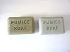 Vintage Lot of 2 Bars of Pumice Triple S Unwrapped Bar Soap.
