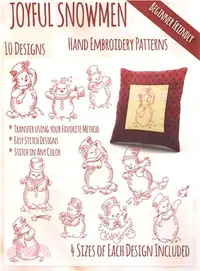 在飛比找三民網路書店優惠-Joyful Snowmen Hand Embroidery
