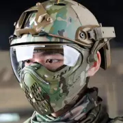 Tactical Head-mounted /Helmet Type Full Face Mask Lens mask