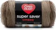 Coats & Clark Super Saver Ombre Yarn, 10 oz, Cocoa