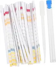 Kisangel Water Testing Strips for Drinking Water 100pcs Test Papers with Dropper Test Tube Home Travel Use