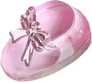 MUSISALY Decorative Mini Crystal Shoe Adornment Creative Desktop Shoe Model Present for Girl Shower Birthday Party Unique Home Office Decor Accent