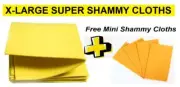 X-Large Super Shammy Towel Cleaning Chamois Cloth 15"x15" + FREE Mini Cloths!