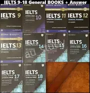 2024 AU STOCK LATEST NEW Cambridge IELTS 9-18 General Books with Answer Key