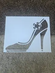 High Heel stencil paint/trace/drawing Size 8x10 reusable All sizes face paintin