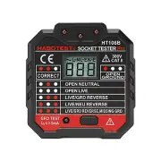 HT106B Advanced Electric Socket Tester GFCI Test Mains Fault Checker US UK EU z