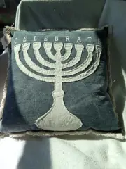 Mud Pie "Menorah Pillow"