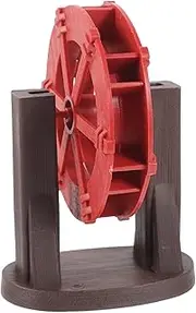 Didiseaon Micro Water Wheel Fountain for DIY Decoration Water Feature for Gardens Compact Micro Landscape Wheel for Zen Gardens and Fish Tanks
