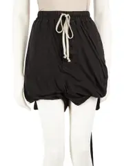 DRKSHDW Black Drawstring Jersey Shorts