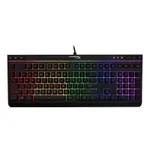 HYPERX ALLOY CORE RGB 薄膜式 電競鍵盤 遊戲鍵盤/RGB/穩固結構/防鬼鍵/防潑水/燈光快捷