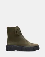 Torhill Rise Dark Green Nubuck