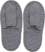 1 Pair Ultra-light Folding Slippers Travel Hotel Spa Home Use Portable Washable