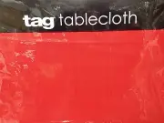 TAG MARSEILLE TABLECLOTH-60" x 84" -RED- NIP