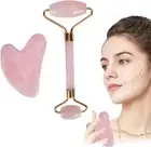 Gua sha Facial Massage Tool Set ，Jade Roller for Face Resin Lymphatic Drainage