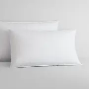 Sheridan Otis Herringbone Cotton Linen Pillowcases 2 Pack White