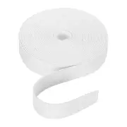 Flat Leather Cord 197 Inch 15mm,[for Jewelry Making] -5m/White