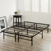 Zinus Smartbase Black Metal Folding Bed Frame