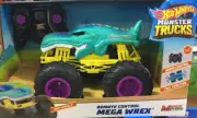 HOTWHEELS MONSTER TRUCKS RC TOY REMOTE CONTROL CAR 'MEGA WREX' 1:24 NEW AUS