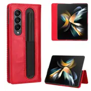 For Samsung Galaxy Z Fold4 5G Vintage Leather Phone Case With Magnetic Buckle