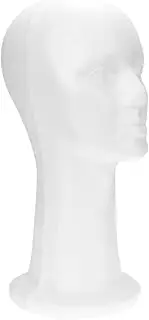 OSOLADY Multifunctional Display Mannequin Head Model Lightweight Head Rack for Wigs Hats Glasses and More for Salons Stores and Art Photography Use