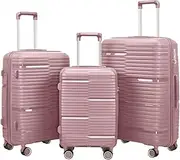 [Habrur] Checked Luggage Carry On Luggage 3pcs Carry On Luggage Hardshell Expandable Spinner Luggage with Lock 20/24/28in Suitcase Luggage Suitcase (Color : A, Size : 20in+24in+28in)