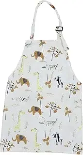 Children Apron 2pcs Children's Printed Apron Cartoon Paint Polyester (polyester) White Overol Para Niño/641