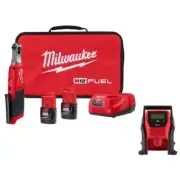 Milwaukee Cordless Ratchet Kit 1/4" High Speed w/ Inflator 12V Li-Ion Brushless