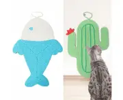Cat Scratching Mat, Natural Sisal Material, Claw Pad Rug, Small Fish