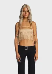 Gilded Roaring Daze Fringe Top