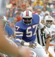 Linebacker Lucius Sanford Of The Buffalo Bills 1979 Nfl OLD PHOTO