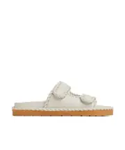 Bottega Veneta Jack Flat Mules 36 Nude