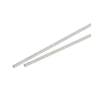 Titanium Round Rod,Half-Hard TC4 Titanium Alloy,Round Bar Rod,2.5 x 200mm 2pcs