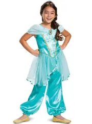 Princess Jasmine Girls Classic Dress Up Costume