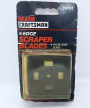 Craftsman 4-Edge Scraper Blades 2 1/2" Wide Blade 9-90123 Sears New Vintage