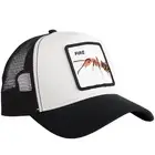Goorin Animal The Farm Trucker Baseball Snapback Hat Cap Fire Formic Ant White