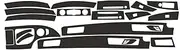 for 5 Series 525I 530I E60 2003-2010 LHD Car Interior Trim Protective Film Decoration Vinyl Sticker Trim Interior