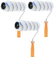 KONTONTY 3pcs Paint Roller Brush for Walls Versatile Paint Rolling Tool for Concrete and Various Coatings No Dead Angle Design for Complete Coverage for Projects