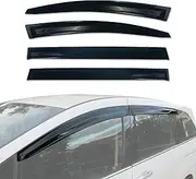 AUSGO Weathershields Compatible with Honda Odyssey 2013-Onwards, Luxury Weather Shields Window Visors Wind Deflectors Sun Rain Guard 4PCS Set