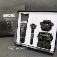 在飛比找蝦皮購物優惠-【克里夫香水】Moschino 黑熊淡香精痞帥限量香氛禮盒 