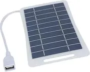 Portable Solar Panel, 9x16.5cm USB Solar Panel Charger for Smartphones Tablets Cameras, Small Solar Charger for Camping Outdoor Backpacking