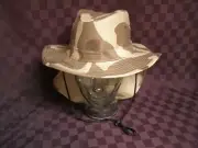 DESERT CAMO BOONIE HAT W/BUCKET EAR FLAP W/NECK SUN PROTECT HUNT FISH HIKE NEW !
