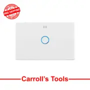 DETA White Gloss Grid Connect Smart Single Gang Touch Light Switch 6911HA