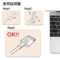 在飛比找PChome24h購物優惠-【KooPin】APPLE MACBOOK 磁吸充電線保護套