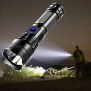 Super Bright USB Rechargeable LED Torch Flashlight Lamp UK High Waterproof S3Y8