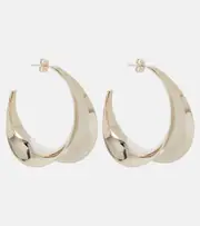 [Saint Laurent] Saint Laurent Hoop earrings One Size silver